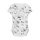 thumbnail image 4 of Fiudx Ropa de Mujer Top Informal de Primavera y Verano de Manga Corta con Cuello En V para Mujer, 4 of 5