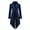 Light Blue, variant on IROINNID Men's Long Sleeve V-Neck Overcoat Mid-Length Coat Solid Color Comfy Halloween Turndown Suede Tuxedo Stage Costume Jacket Coat