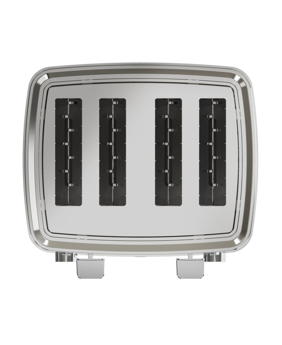 4 - slice toaster with separate controls and extra - wide slots