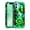 Green Rose, variant on Casetego for iPhone 11 Case,Glow in The Dark Three Layer Heavy Duty Shockproof Full Protection Hard Plastic Bumper+Soft Silicone Protective Case,Blue Rose