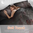 thumbnail image 4 of Halloween Bedding Duvet Cover Set King Size 4 Pieces Soft Twill Plush Quilt Cover, Include 1 Duvet Cover 1 Flat Sheet And 2 Pillow, 4 of 7