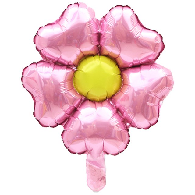 L?mina de globos en forma de Flor de Boda Cumplea?os decoraci?n amarilla Rosa 18" Unique Bargains globos de fiesta