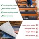 thumbnail image 5 of Stair Mat Antislip Household Staircase Striped Floor Mat Absorbent Silent Staircase Carpet Adhesive Free Selfadhesive Stair Mat Can Be Cut And Washed, 5 of 9