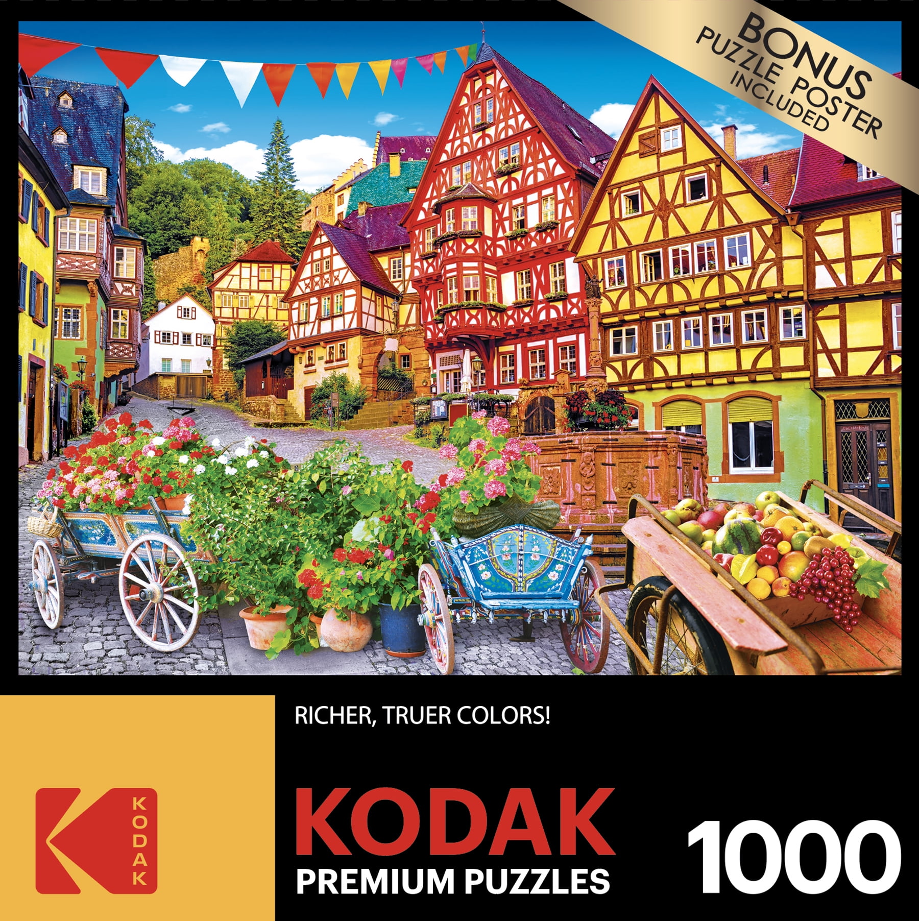 Cra-Z-Art Kodak 350-Piece Colorful Buildings Poznan, Poland Jigsaw