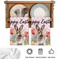 thumbnail image 5 of Easter Bunny Kitchen Towels Set of 3, Spring Tulips Floral Pink Farmhouse Plaid Absorbent Dish Towels for Kitchen, Microfiber Hand Towel, Quick Drying Tea Towel for Cleaning Decorative Dishcloths, 5 of 7