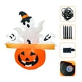 thumbnail image 1 of Decoraciones de Halloween, adornos de Halloween, regalos de Halloween, película de aire de calabaza fantasma de Halloween de 59 pulgadas de alto, decoración de calabaza fantasma, modelos inflables de, 1 of 3