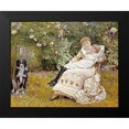 thumbnail image 2 of Johnson, Edward Killingworth 14x12 Black Modern Framed Museum Art Print Titled - Pleasant Hours, 2 of 5