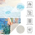 thumbnail image 3 of Yayeee Bath Rug for Bathroom Floor Non Slip Rectangle Fluffy Soft Absorbent Mat, 16"x24", Seaside Door, 3 of 7