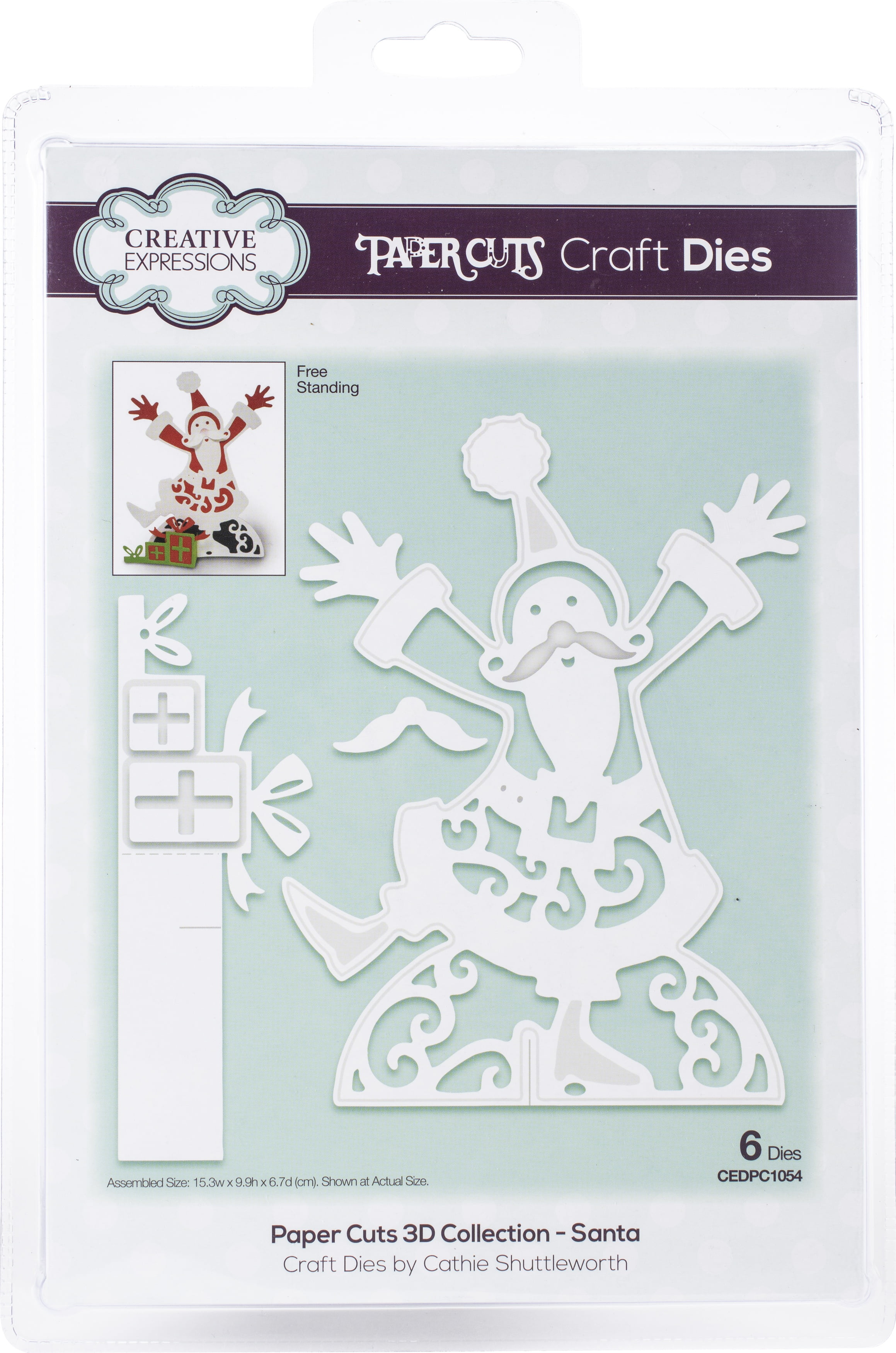 Creative Expression Paper Cuts 3D Craft DiesSanta Claus