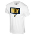 thumbnail image 2 of Men's Stadium Essentials White Indiana Pacers Crossbar T-Shirt, 2 of 4