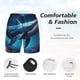 thumbnail image 3 of Balery Colorful Ocean Whale Bañador para hombre, shorts de playa de secado rápido con entrepierna y forro de compresión-3X-Large, 3 of 6