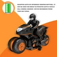 thumbnail image 4 of Motos Télécommandées Jouet Roues d'Action 360 Degrés Moto Cascade Rotative Jouets de Course pour Enfants (Vert), 4 of 7
