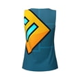 thumbnail image 5 of Lsque Geometry Dash Printed Workout Tank Tops for Women, Athletic Sports Tank Tops, Compression Sleeveless Dry Fit Shirts,Sleeveless Yoga Shirt-Medium, 5 of 9