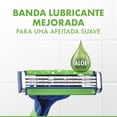 thumbnail image 4 of Rastrillo Gillette Prestobarba3 Sensitive con Aloe Vera, Piel Sensible, 8 pzas, 4 of 5