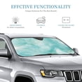 thumbnail image 4 of Bingfone Blue Marble Car Windshield Sunshade,Sun Foldable Sun Shield Sun Visor for Car - Small, 4 of 9
