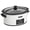 White, variant on 8qt Large Programmable Slow Cooker with Removable Crock for Family Dinner, Dishwasher Safe - Black