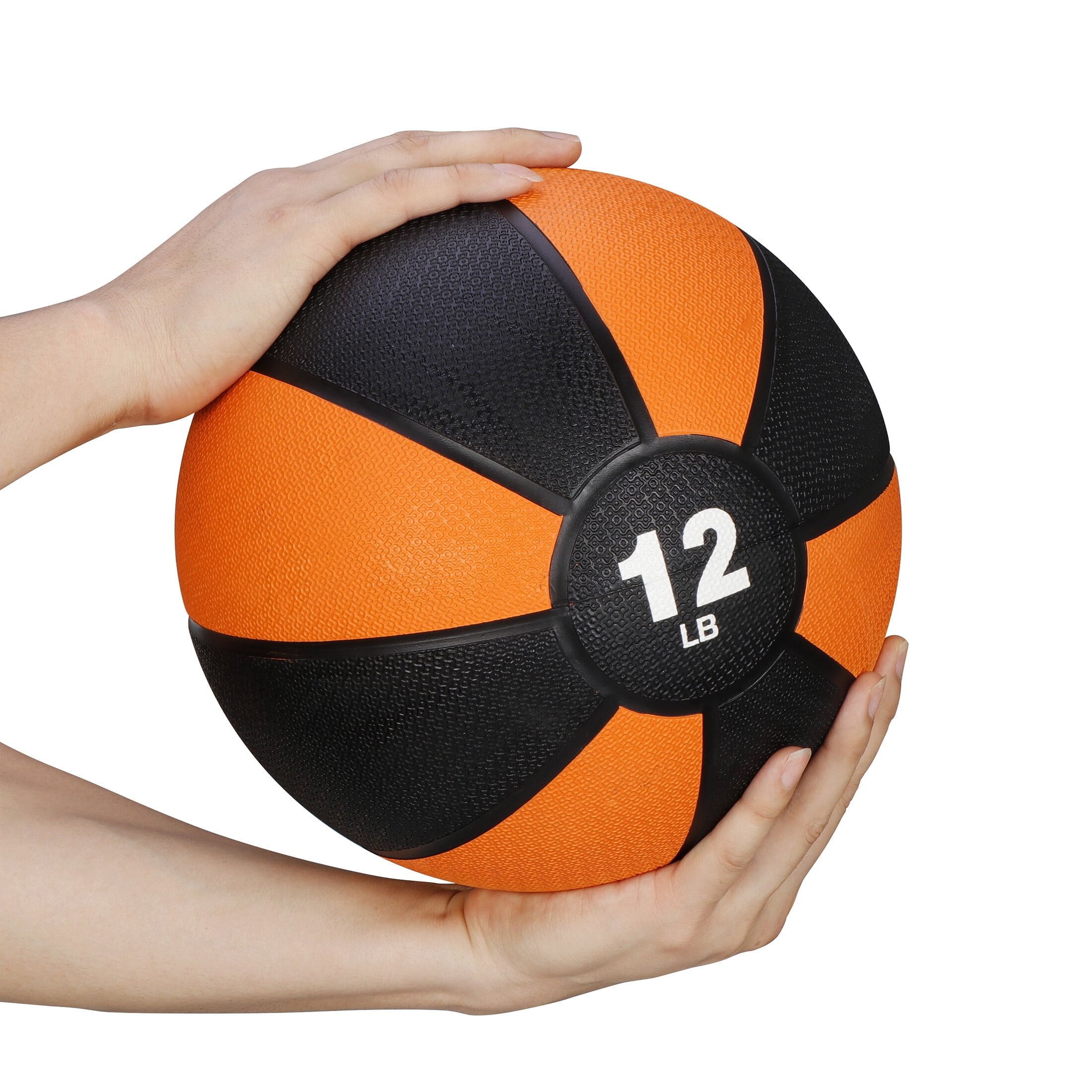 ZenSports 12lbs Fitness Medicine Ball - Textured Surface