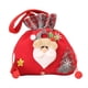 thumbnail image 1 of Bolsa de regalo navideña para niños | Bolsa de tela reutilizable para fiestas | Para dulces y pequeños regalos | Decoración navideña y del hogar, 1 of 2