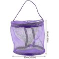 thumbnail image 2 of Bolsa de tejido de malla cilíndrica portátil DWW para hilo - Bolsa de almacenamiento liviana y conveniente - Púrpura, 2 of 5