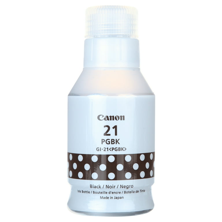 Canon G-21 Pigment Black Ink Bottle - Walmart.com