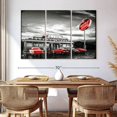thumbnail image 3 of Elephant Stock American Diner Pop Wall Art - Horizontal Multi Panel Canvas - Living Room Wall Decor - Transportation Multi Panel - Gray And Black Decor - 65" x 42", 3 of 8