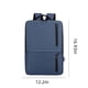 thumbnail image 3 of Organizadores y almacenamiento de armario, mochila de viaje para portátil, mochila empresarial delgada para portátiles con puerto de carga USB, bolsa de agua, regalo para hombres y mujeres, compatible, 3 of 8