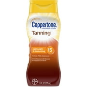 Best Sun Tanning Lotions - Coppertone Tanning Sunscreen Lotion, SPF 15 Broad Spectrum Review 