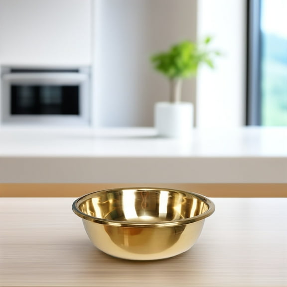 SWETRACE Round Wash Basin Large Stainless Steel Multi Functional Adults Bathroom Use 1Pack