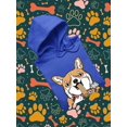 thumbnail image 3 of Japanese Style Corgi W Ramen Hoodie Men -Image by Shutterstock, Male Large, 3 of 4