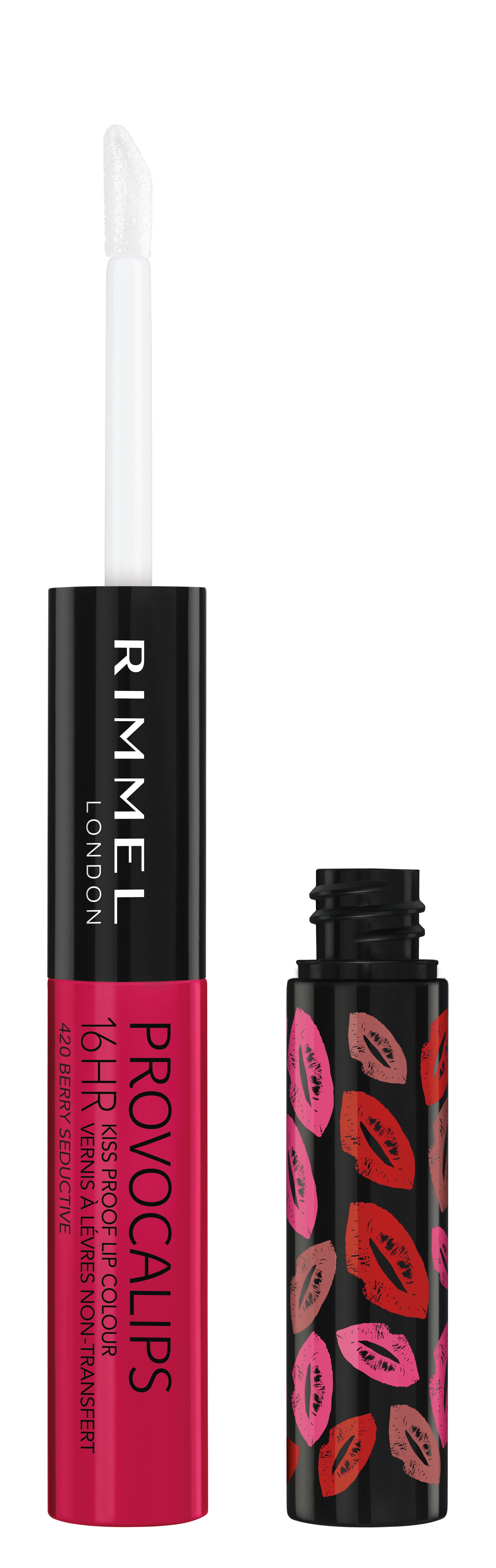 Rimmel Provocalips 16HR Kiss Proof Lip Colour, Berry Seductive, 0.14 oz