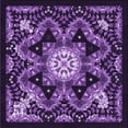 thumbnail image 1 of Ahgly Company Tapis d'Intérieur Lavable en Machine Carré Transitionnel Violet, 8 Pieds Carré, 1 of 7