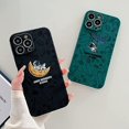 thumbnail image 3 of Compatible con iPhone 12 Pro Max Funda de astronauta para mujeres y niñas, color sólido, bonita funda para lente de cámara, protección total, funda protectora de silicona suave para iPhone, 3 of 4