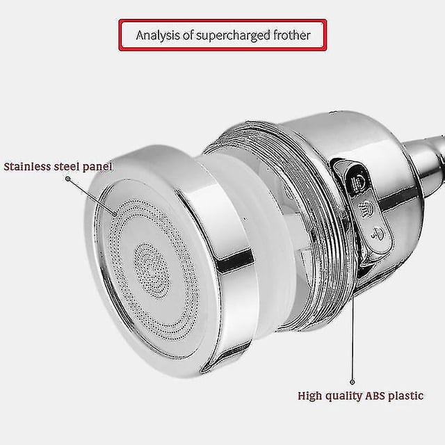 Faucet Adapter Aerator Shower Head Pressure 3 Mode Water Saving Filter Tap