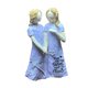 thumbnail image 5 of Estatua de dos niñas, adorno de mesa, estética, decoración navideña de resina de resina Figurina de escritorio de escritorio para sala de estar de, 5 of 8