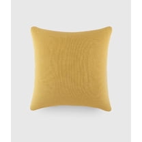 Ienjoy Home Washed and Distressed Decorative Pillow, 20" x 20" -Yellow