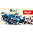 thumbnail image 2 of Retrotrans 18x11 White Modern Wood Framed Museum Art Print Titled - Gama 9940 Space Tank, 2 of 4