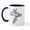 White/Navy Inside, variant on CafePress - Proud To Be Calabrese Mug - 11 oz Ceramic Mug - Novelty Coffee Tea Cup