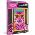 thumbnail image 5 of Vivid by Brea Reese: Clay Painting Art Kit - Wild Tiger - DIY Textured Clay-By-Number, 8 Air Dry Colors, Display Frame, Hot Pink Animal, Picture Craft, 5 of 7