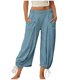 thumbnail image 3 of TaTaai Women's Solid Color Loose Fit Elastic Waist Beam Foot Long Pants Comfortable Casual Trousers with Convenient Side Pockets Versatile Daily Sports and Lounge Pants Gift, 3 of 6
