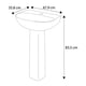 thumbnail image 5 of lavabo con pedestal en piso cerámica manantial 83.5 x 47.9 x 35.8 cm 2 piezas, 5 of 5