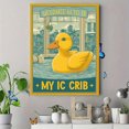 thumbnail image 4 of Qisvanset Rubber Duck Canvas Wall Art 15.75x11.81 Inches, 4 of 8