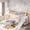 White +Full Over Full, variant on ChenyueFurn Twin Over Full House Bunk Bed with Slide,White