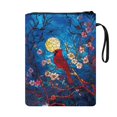 thumbnail image 2 of HELLHERO Book Sleeve Protector with Lightweight Washable Polyester Fabric Book Organzier Holder for Reading Lovers Textbooks 11.42 x 8.66 Inch, Moonlit Bird on Branch, 2 of 8