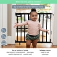 thumbnail image 4 of Ingenuity Stairway 48W Series Safety Pet and Baby Gate, 30'-48' Wide, 32" Tall - Black, 4 of 11