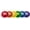 Assorted Colors, variant on Champion Sports® Rhino Skin® Low Bounce Dodgeballs for Playground, PE, Backyard & League Games – Set of 6 Balls - Assorted Colors - 8 Inch