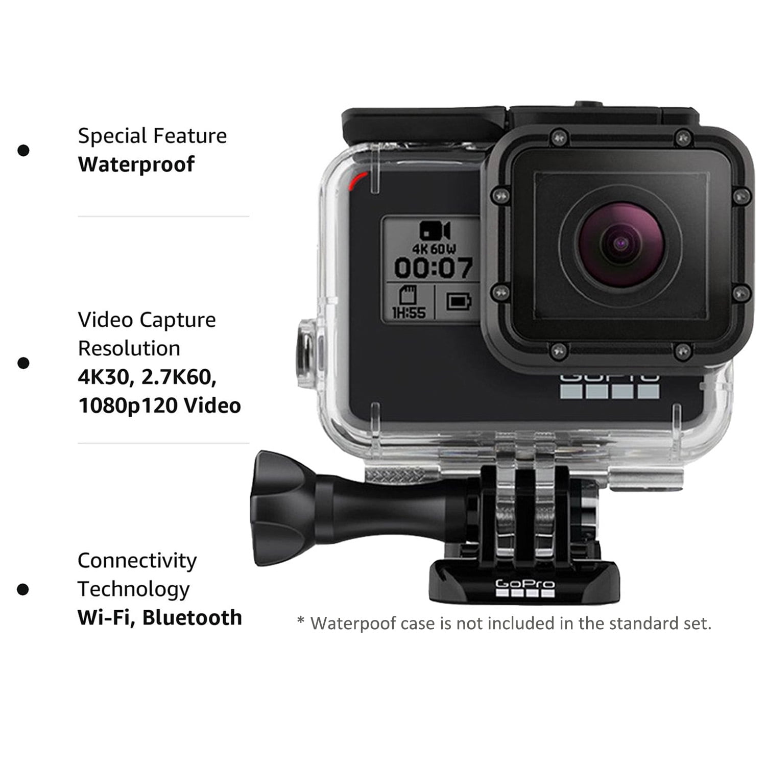 GoPro CHDHX-502 GoPro HERO5 BLACK ウェアラブルカメラ|家電 GoPro CHDHX-502 GoPro HERO5 BLACK ウェアラブルカメラ|家電