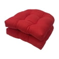 thumbnail image 3 of Cojín de asiento de patio kusrkot 48 cm x 48 cm 2 unidades Rojo, 3 of 8