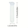 thumbnail image 4 of 2/5pcs Transparent Plastic Embroidery Felting Sewing Needles Container Pin Needle Storage Tubes Bottle Holder Storage Case, 4 of 4