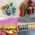 thumbnail image 2 of Paleta de sombras de ojos con pigmentos de alto brillo y lentejuelas en polvo metálico con camaleón, maquillaje de ojos, fiesta, cosmética, purpurina y lentejuelas, 2 of 5