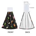 thumbnail image 4 of 2PCS Velcro Hangable Hand Towels Quick-Drying Hanging Kitchen Towels for Kitchen & Bathroom Colorful Swirl-shaped Candies, 4 of 7